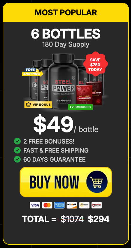 SteelPower 6 bottles package